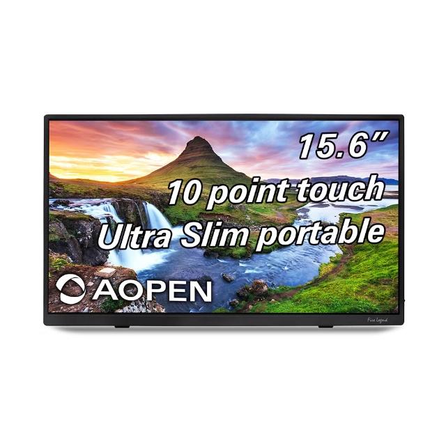 【Aopen 建碁】16PM1QT 16型可攜式觸控螢幕(15.6吋/FHD/60Hz/6ms/IPS/喇叭)