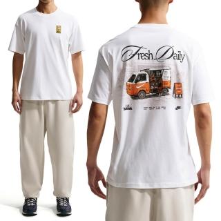 【NIKE 耐吉】As U Nsw Tee Lse Cafe Swoosh 短袖 男款 白色 印花 T恤 IH1158-100