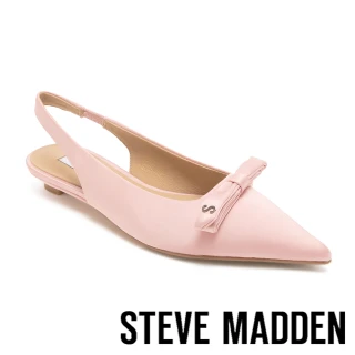 【steve madden】簡約蝴蝶結前包低跟鞋 TWCOCO(粉色)