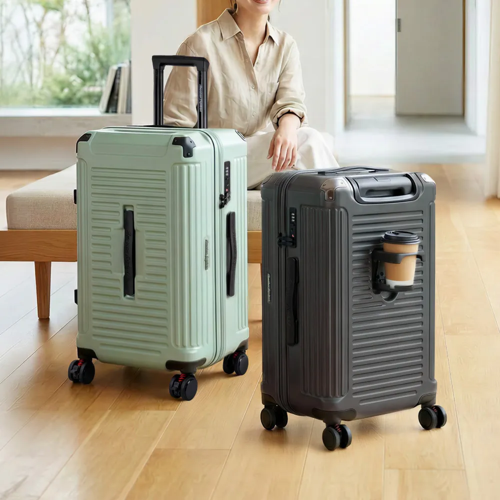 【American Explorer 美國探險家】25/26吋 運動箱 防爆拉鍊 TSA海關鎖 雙排輪 胖胖箱 行李箱 旅行箱