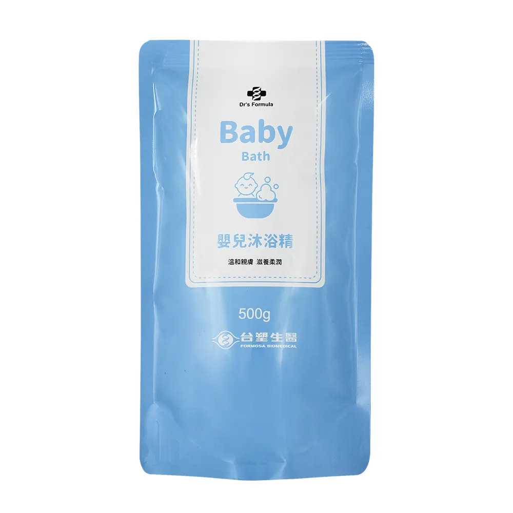 【Dr’s Formula 台塑生醫】嬰兒 沐浴精 補充包 500g X 24包