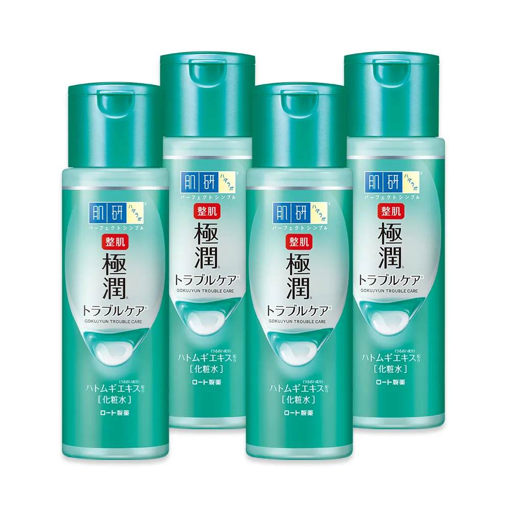 【肌研】官方直營 極潤健康化粧水170mL 4入(舒緩調理保濕 添加薏仁、魚腥草)