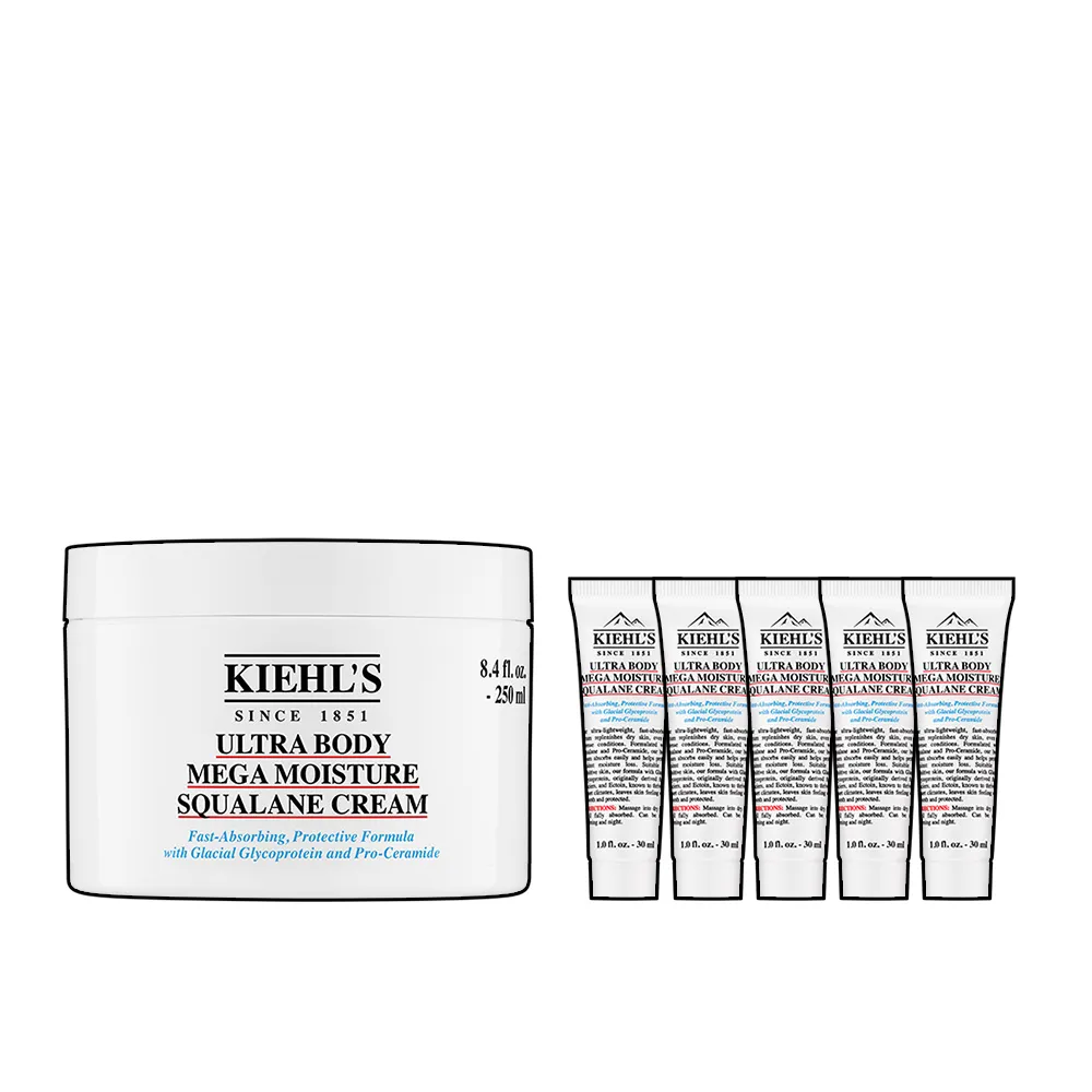 【Kiehl’s 契爾氏】官方直營 冰河醣蛋白身體修護嫩膚霜250ml(Kiehl’s/保濕/舒緩/乳液)