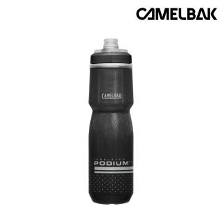 【CAMELBAK】PODIUM CHILL保冷噴射水瓶 CB1873001071｜710ml 黑