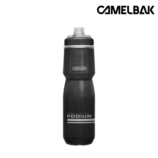 【CAMELBAK】PODIUM CHILL保冷噴射水瓶 CB1873001071｜710ml 黑