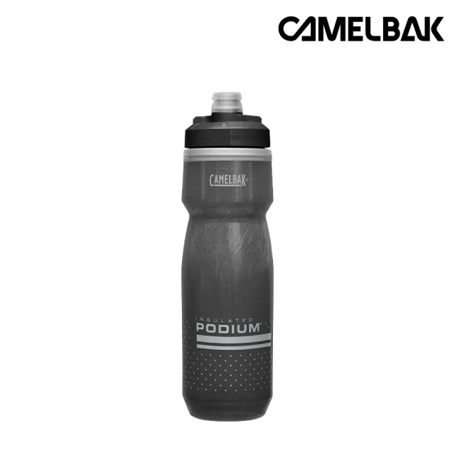 【CAMELBAK】PODIUM CHILL保冷噴射水瓶 CB1874001062｜620ml 黑