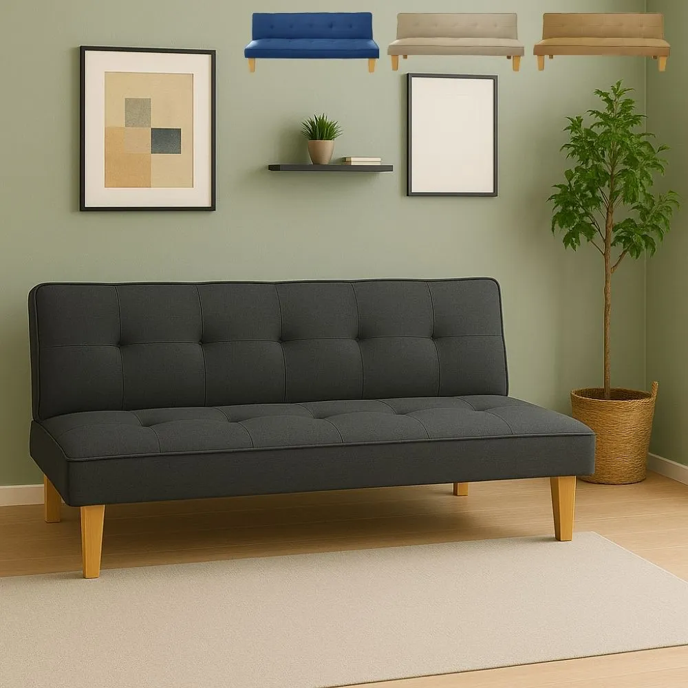 【RICHOME】北歐風舒適沙發床(多色可選 雙人沙發 布沙發)