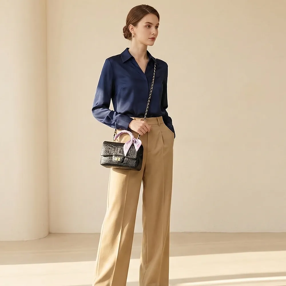 【M2nd】鱷魚腹皮提把香香包(Y0033D)