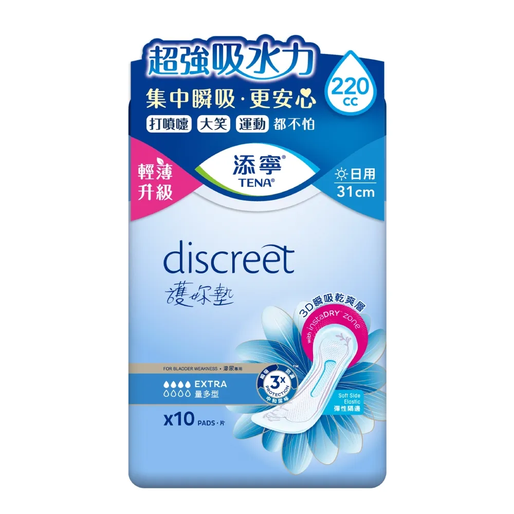 【添寧】護妳墊/防漏尿用 護墊 量多型(10片×6包/箱購)