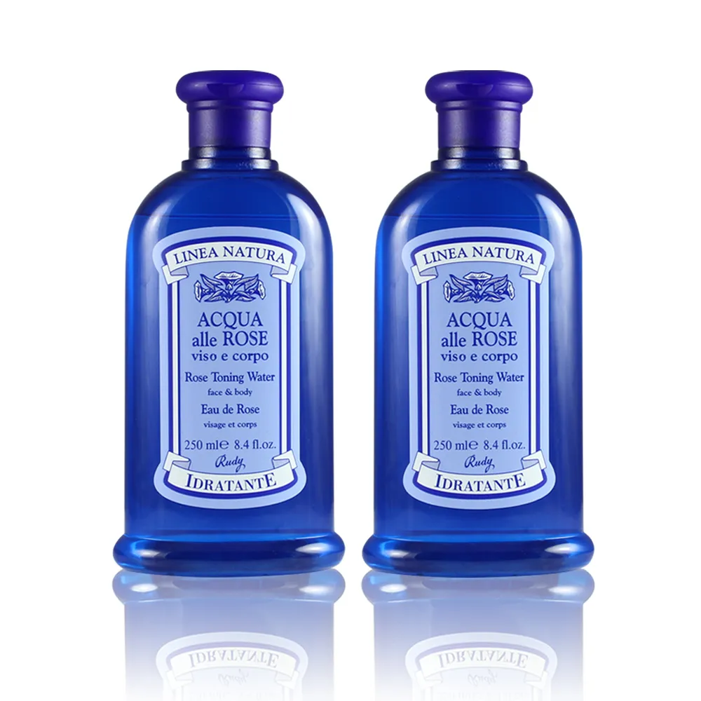 【Rudy】買1送1保濕玫瑰純露保濕化妝水250ml(深層補水)