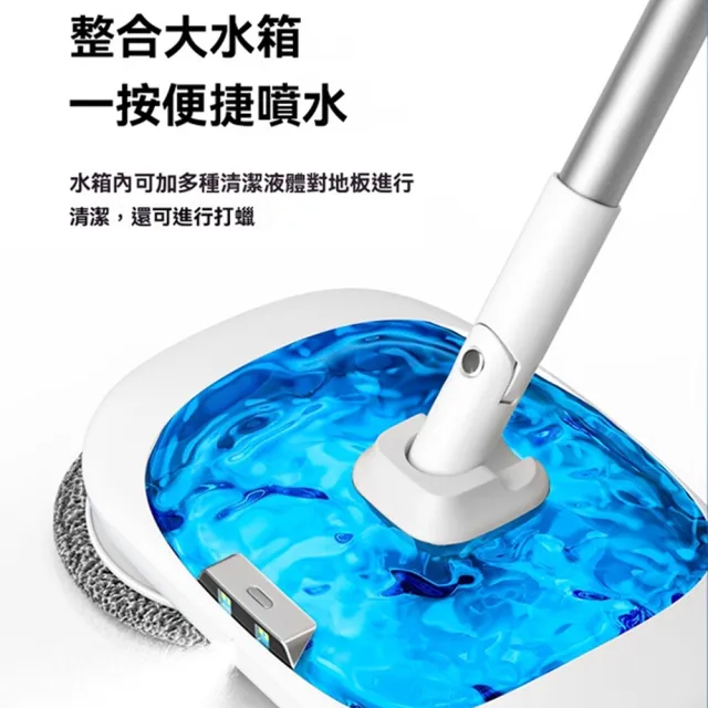 Loha 樂活家 電動擦地機 拖把布 懶人拖把 旋轉拖把 手持擦地機（照明/免手洗/蒸氣噴水/智慧無線）