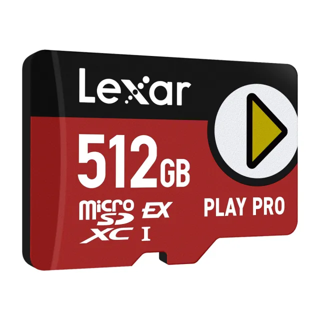 【Lexar 雷克沙】PLAY PRO microSDXC Express 512GB 超高速記憶卡(Switch 2專用)