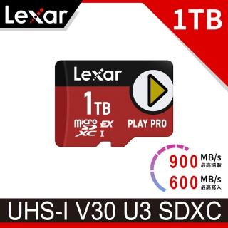 【Lexar 雷克沙】PLAY PRO microSDXC Express 1TB 超高速記憶卡(Switch 2專用)