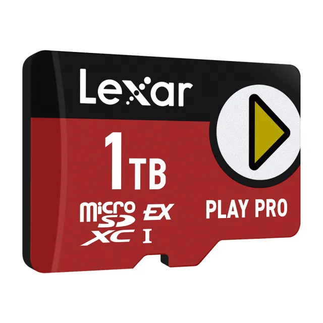 【Lexar 雷克沙】PLAY PRO microSDXC Express 1TB 超高速記憶卡(Switch 2專用)