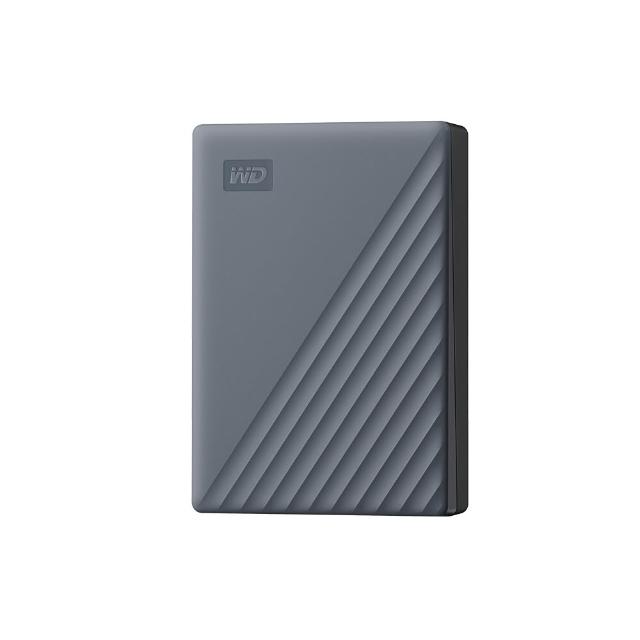 【WD 威騰】My Passport 2TB USB-C 2.5吋 行動硬碟-星曜灰(WDBWML0020BGY-WESN)