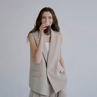 【giordano ladies】26SS 經典西裝領開襟背心外套(02376012)