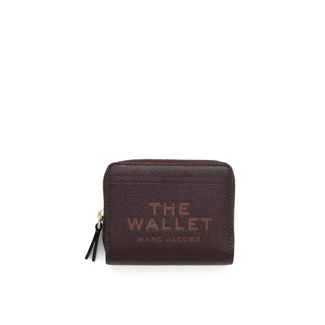 【MARC JACOBS】本季精選 MJ THE 迷你巧克力奶油色短夾