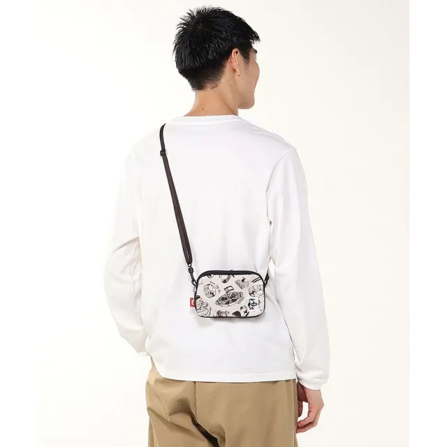 【CHUMS】CHUMS 休閒 男女 Halter Neck Mini Bag Sweat Nylon隨身肩背包 FoodJourney (CH603878Z377)