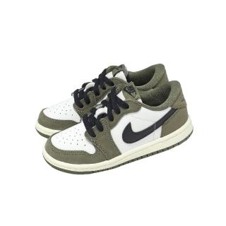 【NIKE 耐吉】休閒鞋 Jordan 1 Retro OG TD 小童 學步鞋 綠 黑 AJ1 HQ6997-200