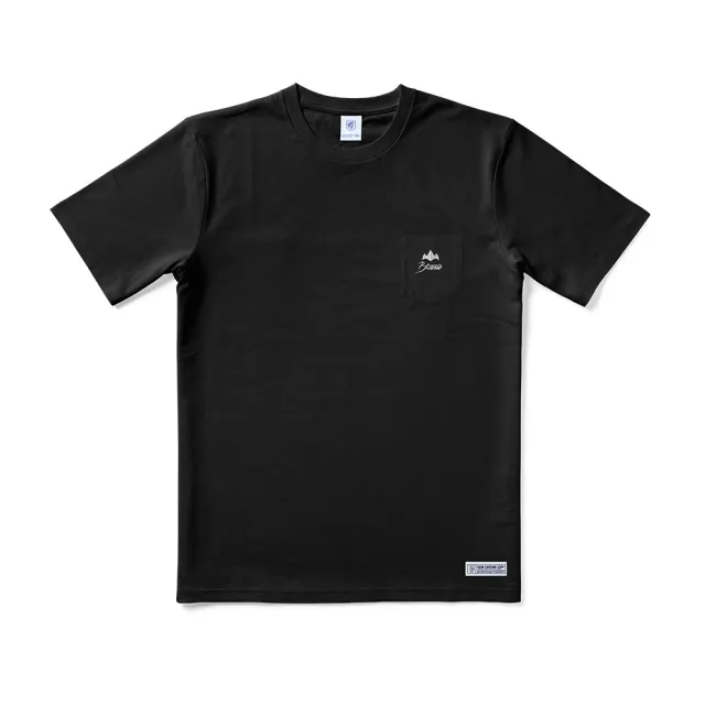 【富邦悍將】邦妮刺繡口袋TEE(黑_XS-3XL)