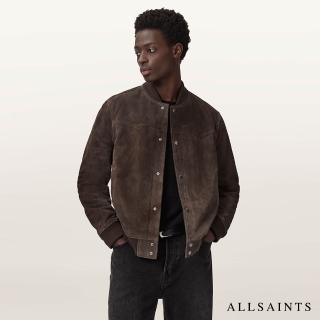 【ALLSAINTS】STAFFORD 牛麂皮皮衣飛行員外套 M034LD(舒適版型)