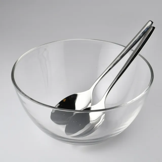 WMF 玻璃沙拉碗匙組 25cm(平輸品)