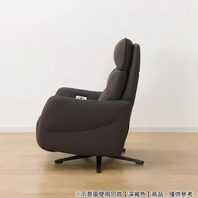 【NITORI 宜得利家居】◎半皮1人用電動沙發 附專用側邊桌 個人椅 2馬達 LE01-2 BK/MBR(個人椅)