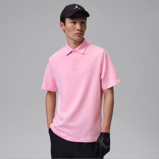 【NIKE 耐吉】短袖POLO 男 AS M J DF GOLF POLO 運動 休閒 喬丹 高爾夫 粉色 (HQ8689690)