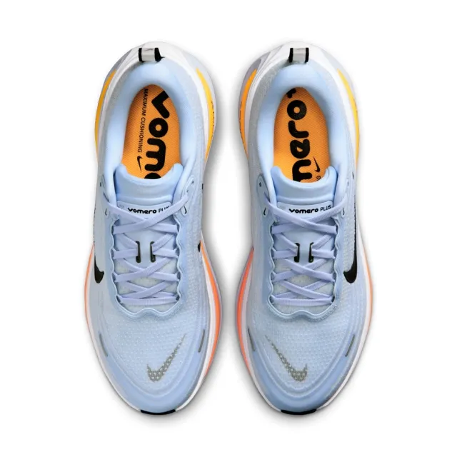 【NIKE 耐吉】運動鞋 慢跑鞋 男鞋 NIKE VOMERO PLUS 緩震 氣墊 藍色 (HV8150404)