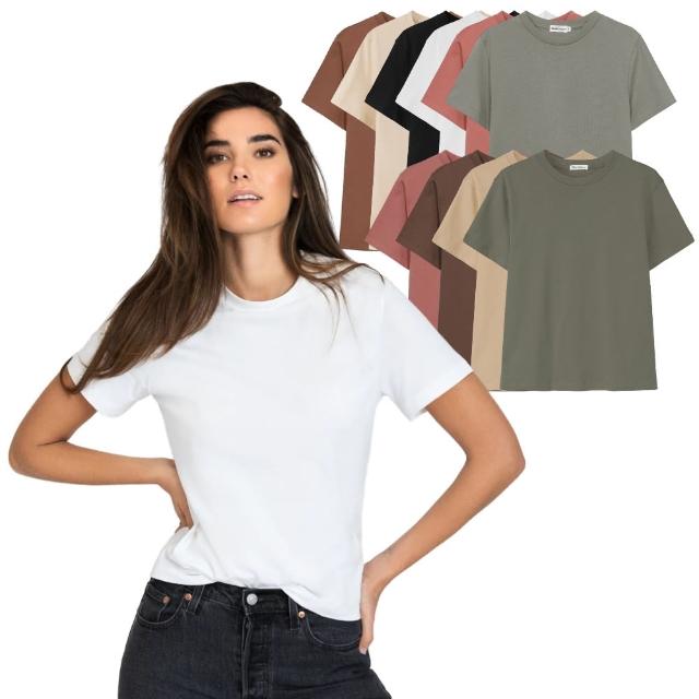 【Bread & Boxers】T-shirt by Biderman 女款 有機棉經典圓領Ｔ 素t 短t 短袖上衣 女上衣