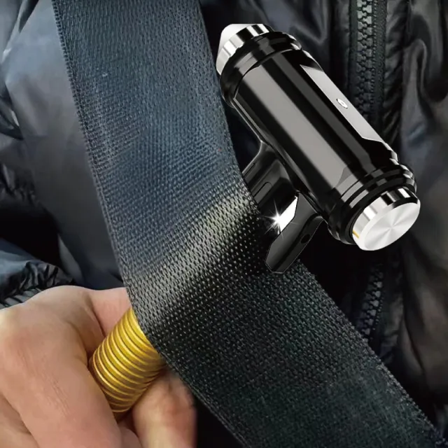 【車選家】加長手柄車窗擊破器(破窗器 逃生錘 安全帶割刀 車用逃生工具 緊急逃生)