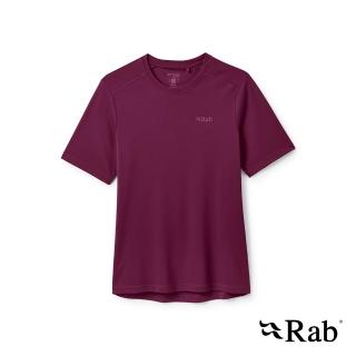 【RAB】Force Tee Wmns 短袖防曬抗臭排汗衣 女款 桑葚紫 #QCC25