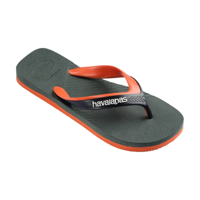 【havaianas 哈瓦仕】拖鞋 男鞋 夾腳拖 寬帶 雙色 Dual 綠 4145602-5983M (哈瓦士)