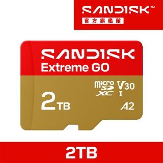 【SanDisk 晟碟】SANDISK Extreme☆ GO microSD™ UHS-I 2TB 記憶卡(公司貨)