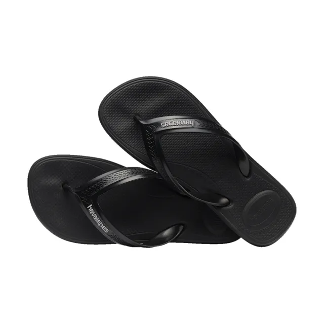 【havaianas 哈瓦仕】拖鞋 男鞋 夾腳拖 寬帶 人體工學 Top Max Comfort 黑 4148608-0090M (哈瓦士)
