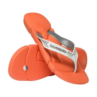 【havaianas 哈瓦仕】拖鞋 男鞋 夾腳拖 寬帶 貼合腳型 舒適無負壓 Power 2.0 橘 4145492-5568M (哈瓦士)