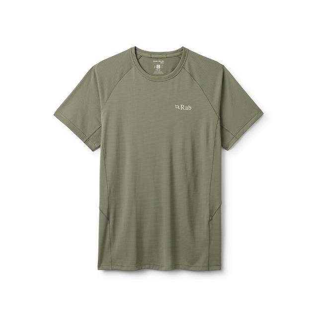 【RAB】Sonic Tee 短袖輕量抗臭排汗衣 男款 淺卡其 #QCC55