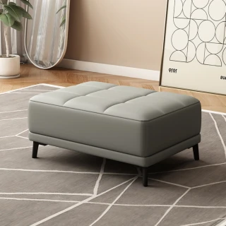 巨匠-沙發凳 60*40*42沙發凳 皮藝沙發腳踏 貓爪皮沙發凳 長60CM 客廳加長擱腳凳