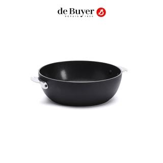 【de Buyer 畢耶】LOQY活動柄系列 CERANOA陶瓷高效能 深炒不沾鍋24cm-適用IH爐(握柄另購)