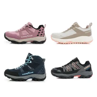 【GOODYEAR 固特異】郊山戶外鞋/慢跑鞋 男女款 防水 耐磨 健走 郊山(多款任選)