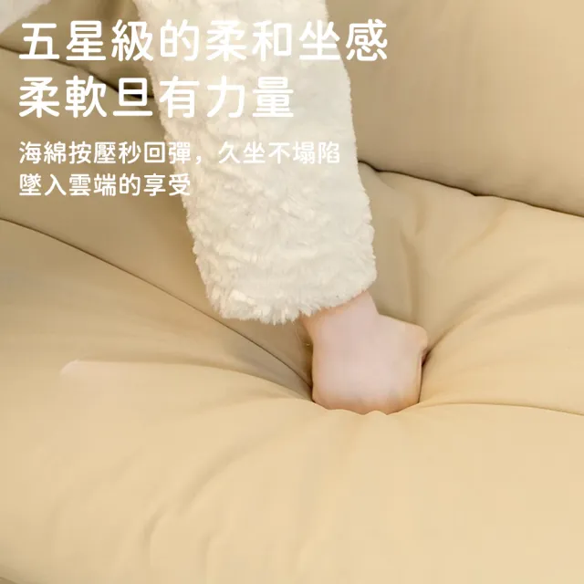 牛奶絨-綠色-長1.6米寬1.1米 現代簡約可折疊兩用實木框架雲朵沙發床 一沙兩用小戶型沙發床