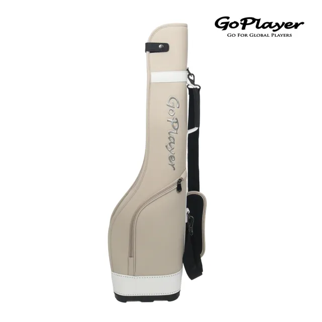 【GoPlayer】精緻皮革半截槍袋-黑.淺藍.綠.淺棕 (肩背式槍袋 高爾夫球槍包)