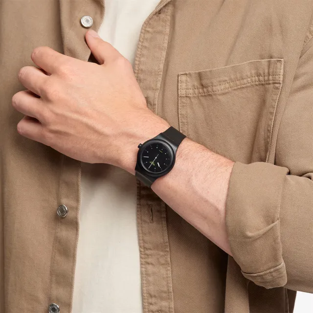 【SWATCH】AM51 機械手錶/男錶/女錶/瑞士製造 SO30B400(42mm)