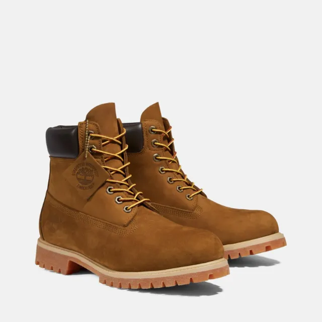 【Timberland】男款深小麥色防水6吋休閒靴(72066EBL)