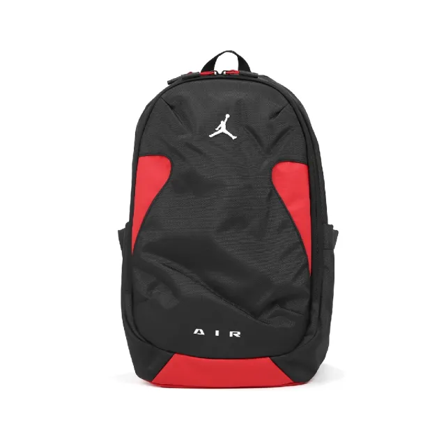【NIKE 耐吉】後背包 Jordan Element 15吋筆電包 黑 紅 書包 JD2623007AD-001