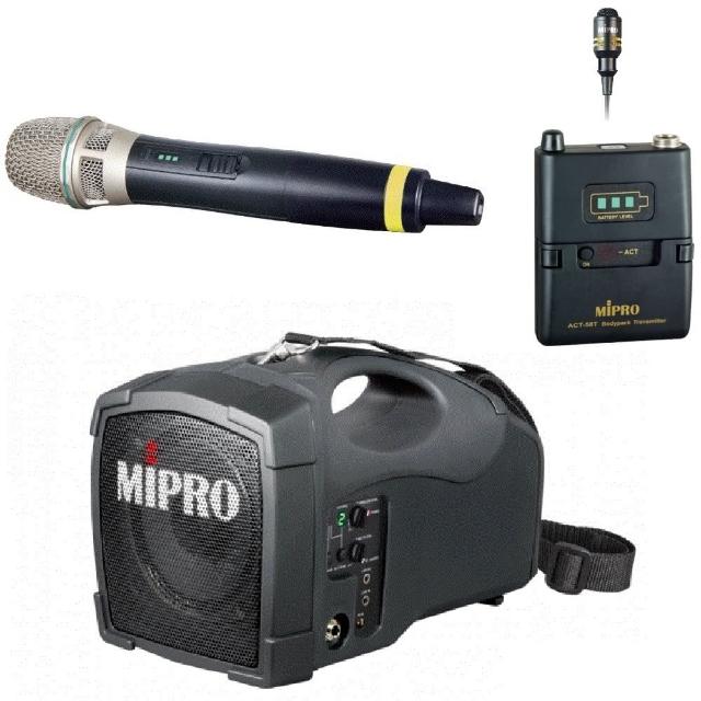 【MIPRO】超迷你肩掛式藍芽無線喊話器(MA-101G)送原廠背包SC-100