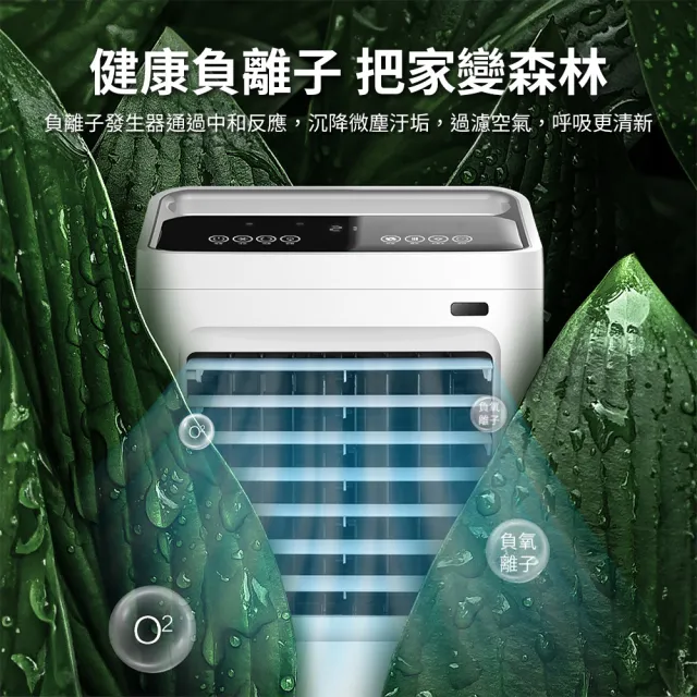 【Philips 飛利浦】1+1超值組 AIR空氣加濕 9公升水冷扇+多合1行充(ACR3142C+DLP4348)