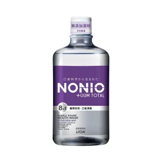 【LION 獅王】NONIO終結口氣全效薄荷漱口水 1000ml(無酒精漱口水/加價購)