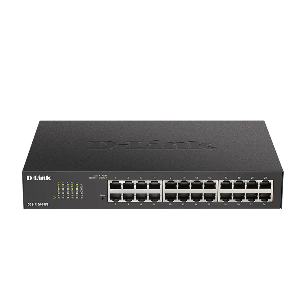 【D-Link】昌運監視器   DGS-1100-24V2 24埠Gigabit 簡易網管型交換器