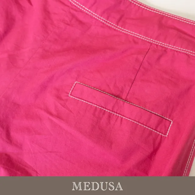 【MEDUSA 曼度莎】現貨-壓線設計大口袋寬褲 - 2色（M-XL）｜寬褲 大口袋寬褲 休閒穿搭